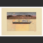 Midnight Sun - print by Kananginak Pootoogook