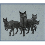 Wolf Pack by Johnny Pootoogook