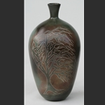 Vase with Windblown Tree 2