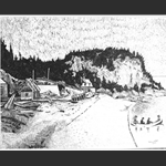 Pointe au Pic, China Ink by Marc Tremblay