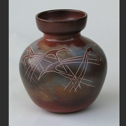 Vase with Birds